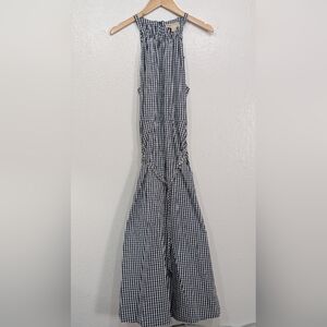 Michael Kors Blue and White Gingham Dress